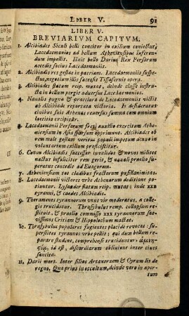 91-112, Liber V. Breviarivm Capitvm