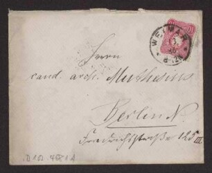 Schreiben an Hermann Muthesius (Brief)