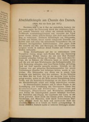 69-81, Abschlußkämpfe am Chemin des Dames