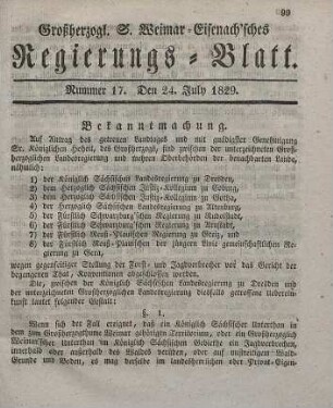Nr. 17 : 24. July 1829