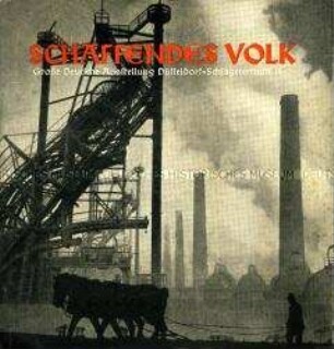 Katalog zur Ausstellung "Schaffendes Volk" 1937 in Düsseldorf
