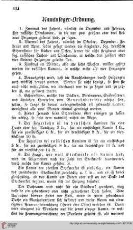 Kaminfegerordnung