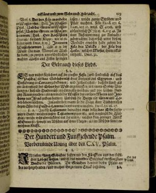 Der Hundert und Funffzehende Psalm. - Der Hundert und Achtzehende Psalm.