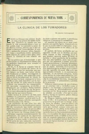 Correspondencia de Nueva York