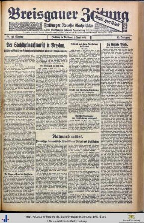 Nr. 125-149 (Juni 1931)
