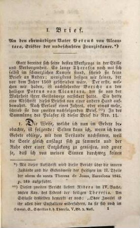 Die sämmtlichen Schriften der heiligen Theresia von Jesu, 5/6. Die sämmtlichen Briefe der heiligen Theresia von Jesu, nach den Sammlungen des Bischofes Don Juan de Palafor und des Discalceaten P. Petrus