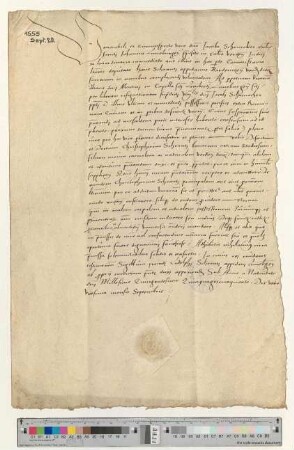 Präsentation an Propst Jacob Schomaker für eine Vikarie am Martini Altar der Lambertikapelle [lat].
