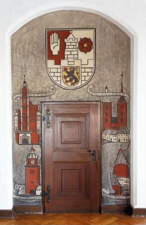 Altenburger Wappen und Vedutendarstellungen