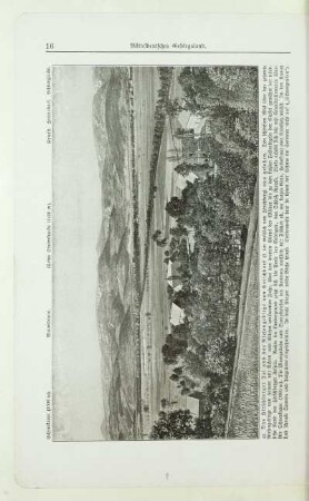 23. Das Hirschberger Tal und das Riesengebirge von Gotschdorf (3 km westlich von Hirschberg) aus gesehen