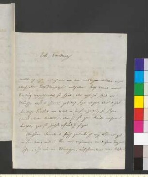 Brief von Eichstädt, Heinrich Karl Abraham an Goethe, Johann Wolfgang von