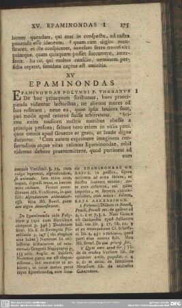 XV Epaminondas