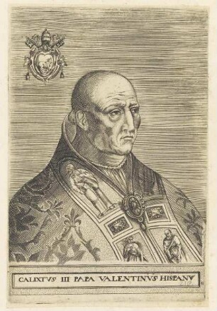 Bildnis des Calixtvs III., Papa