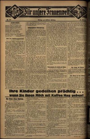 Zweite Ausgabe vom Freitag, den 24. Oktober 1930.