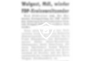 Wolgast, MdL, wieder FDP-Kreisvorsitzender