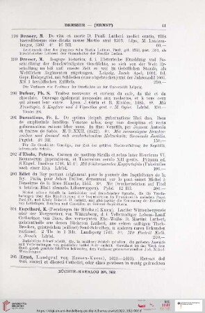 [Dresser-Heinsius] (Nr. 198 - 227)
