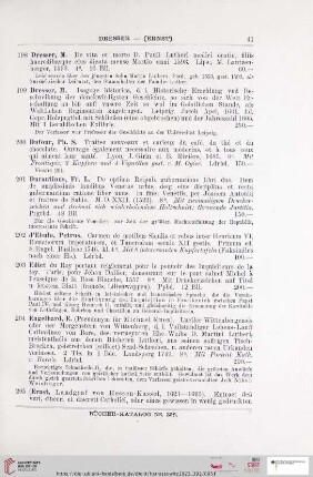 [Dresser-Heinsius] (Nr. 198 - 227)