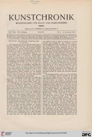 Heft 6 (18. November 1910)