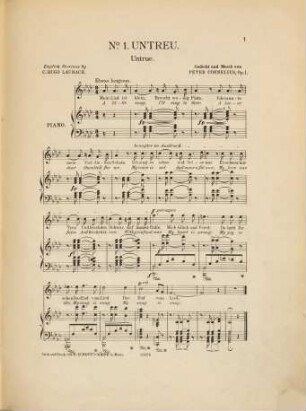 21 Lieder für eine Singstimme mit Klavierbegleitung : deutsch und englisch