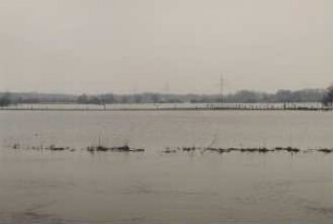 Hochwasser der Aller 1994 bei Hademstorf