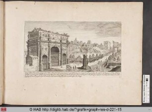 Vestigij dell'arco di Constantino.