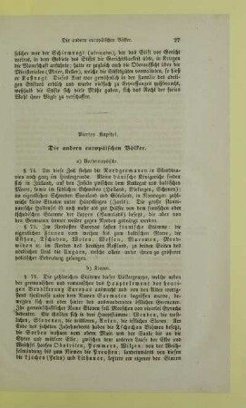 Viertes Kapitel. Die andern europäischen Völker
