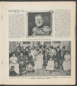 Fallecimiento del mariscal von der Goltz