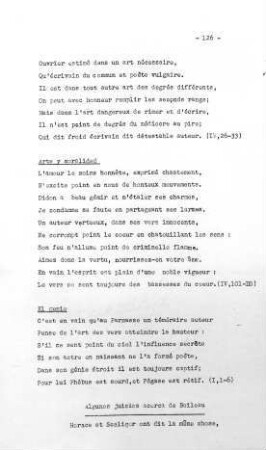126-128, Algunos juicios acerca de Boileau