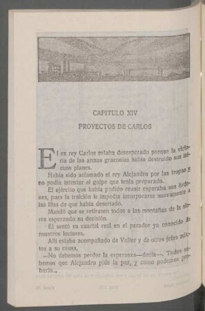 Capítulo XIV - Proyectos de Carlos