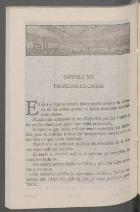 Capítulo XIV - Proyectos de Carlos