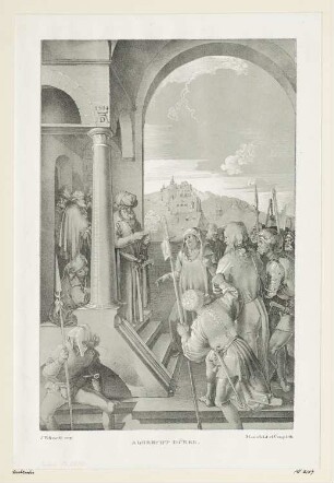 Christus vor Pilatus, Blatt der Folge "Grüne Passion"