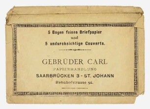 Gebrüder Carl Papierhandlung