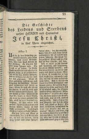 Die Geschichte des Leidens und Sterbens ...