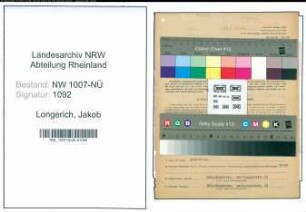 Entnazifizierung Jakob Longerich , geb. 03.02.1909 (Kaufm.Angestellter)