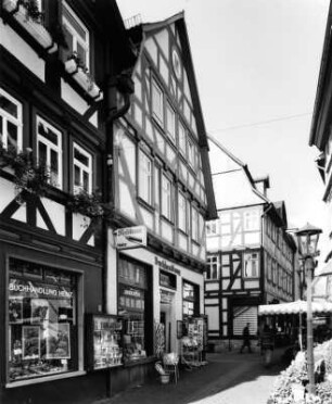 Fachwerkgebäude; Alsfeld, Obergasse 12
