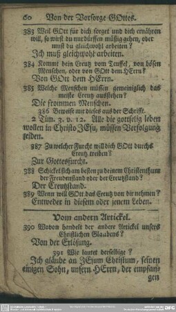 Von andern Artickel