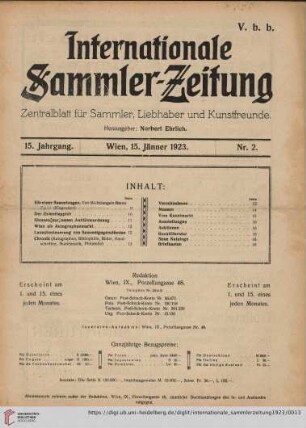 Nr. 2 (15. Jänner)