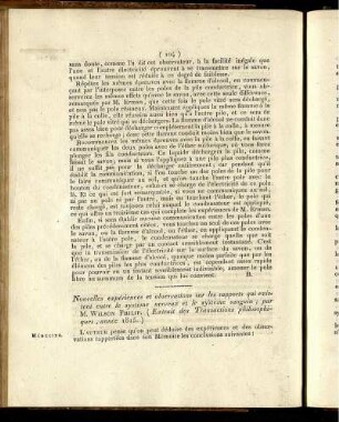 Nouvelles expériences et observations sur les rapports qui existent entre le systéme nerveux et le systeme sanguin;
