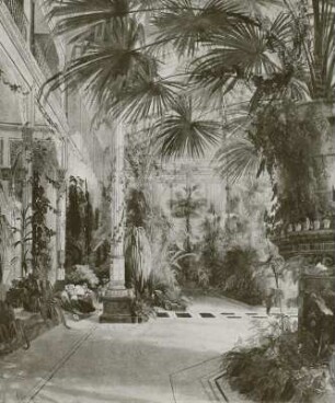 Das Innere des Palmenhauses (Pendants)