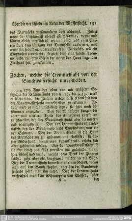 Zeichen, welche die Trommelsucht von der Bauchwassersucht unterscheiden