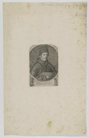 Bildnis des Johann Zaenner