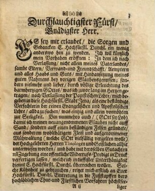 Oeffentliche Widerrufs-Predigt, In welcher Wohl erwogen, und in Göttlicher heiliger Schrifft recht gegründete Ursachen gegeben werden, warumb das Pabstthum zu verlassen ...