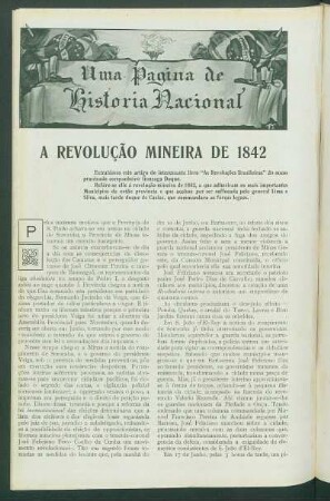 Uma página de história nacional : A revolução mineira de 1842