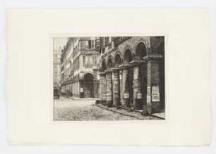 Rue des Colonnes, Blatt 15 der Folge "Paris intime"