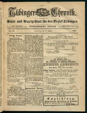 61-76, 23. Januar (Nr. 16) - 27. Januar (Nr. 19)