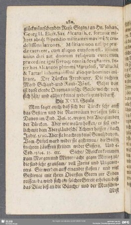 Die XXXI. Seule. [Gestirn oder Geburtsstunde]