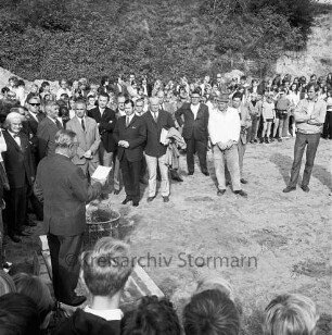 Dietrich Buxtehude-Schule: Grabauer Straße: Grundsteinlegung: Rede von Bürgerworthalter Georg Koch