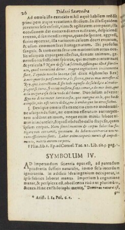 Symbolum IV.