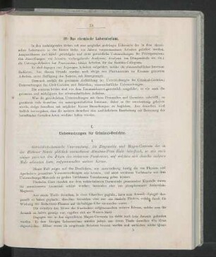 19) Das chemische Laboratorium.