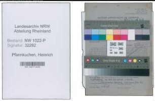 Entnazifizierung Heinrich Pfannkuchen , geb. 28.02.1917 (Bahnbeamter)
