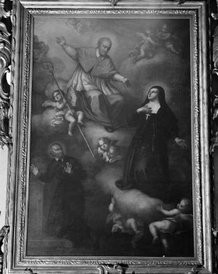 Vision des heiligen Vinzenz von Paul (Erscheinung der heiligen Jeanne de Chantal und des heiligen Franz von Sales)